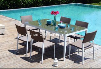 Table à manger en aluminium pour meubles de maison 15020
