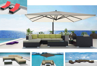 canapé de plage en écorce de jardin extérieur-9419