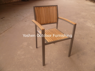 chaise de salle à manger en teck extérieur-5025