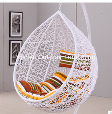 Chaise de balançoire en osier extérieur à l'intérieur--8101