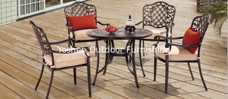 Meubles de jardin en aluminium moulé-4001