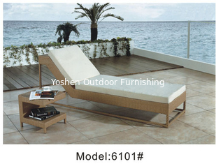 Meubles de jardin extérieurs en osier de rotin pour chaises longues ---6101