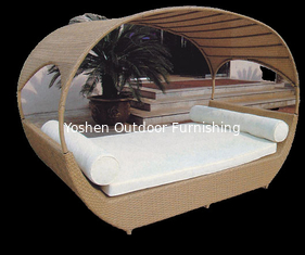 L'extérieur lit de soleil coussin rotin Lit de soleil sur mesure forme spéciale lit de soleil de haute qualité---6116