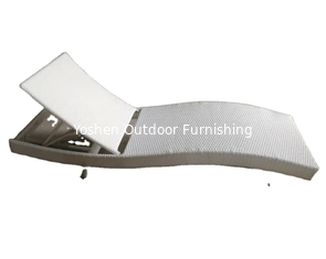 Vente à chaud en poly rotin en écorce en plein air chaise de piscine fauteuil de salon---6128