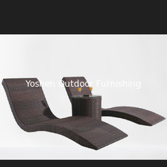 Chaise de piscine en aluminium extérieur lit de plage lit de soleil mobilier de piscine fauteuil de plage---6236