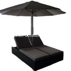 Meubles de piscine extérieure, chaise longue de plage spa avec table d'appoint---YS2210