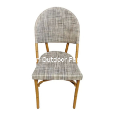 Ensemble de chaises en bambou mobilier extérieur ensemble de table et de chaise extérieurs hôtel restaurant chaises de patio---YS6602