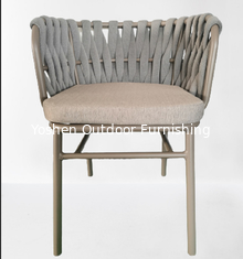Chaises de jardin en extérieur, chaises de patio, meubles de piscine d'hôtel, chaises de plage, chaises de terrasse en gros, chaise en corde, 6324
