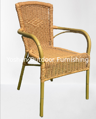Meubles d'extérieur en osier, chaise confortable, chaise de plage...