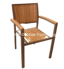 Hôtel de jardin extérieur, station de loisirs, meubles en teck, accoudoirs en teck, chaises de jardin en teck, chaise en bois massif en teck ---YS5701