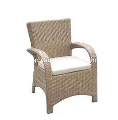 Hôtel Outdoor Aluminium Métal Chaises de jardin en PE résine de rotin Chaises de jardin en corniche Chaise de balcon---YS5628