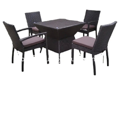Vente chaude bon prix salle à manger extérieure moderne ensemble de table de patio tables et chaises de restaurant---6231