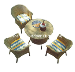 Ensemble de meubles d'extérieur en écorce de rotin ensemble de salle à manger ensemble de meubles de patio ensemble de meubles de café table à manger avec chaise---8033
