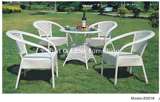 Ensemble de cuisine pour jardin en rotin PE 8081