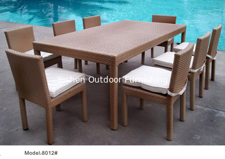 Chaise de salle à manger à dos haut en extérieur avec 8 bras 8012