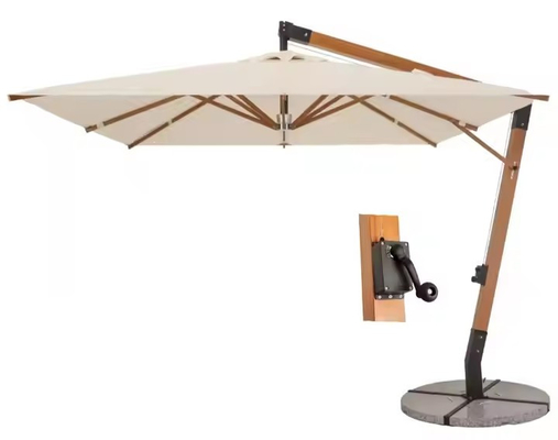 Patio Canitlever parapluie manuel treuils à main équipement de levage à manette