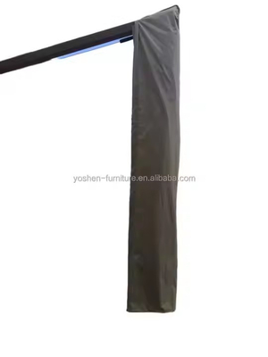 600D imperméable à l'eau couvertures de protection de parapluie de haute qualité avec fermeture à glissière et la tige de fonctionnement couvertures de parapluie patio