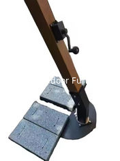 Poignée universelle de parapluie pour parapluies avec bras de jardin en bois ou en aluminium 3x3x4 Maître de guidon manuel fort