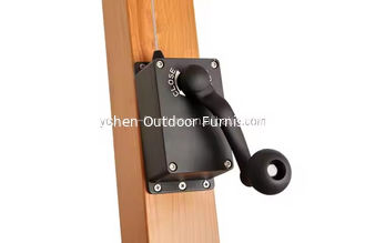 Accessoires de remplacement pour manivelle de parasol de terrasse - Manivelle facile à ouvrir et à fermer - Treuils manuels pour parasol