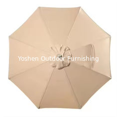7Couverture de parapluie de patio remplacement de toile 8 côtes parapluie de remplacement couverture pour le marché rond parapluie