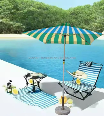 Parasol de patio portable Yoshen 6,5 pieds avec parasol, auvent, pêche, piscine, parapluie, léger, pliable, parapluie d'extérieur