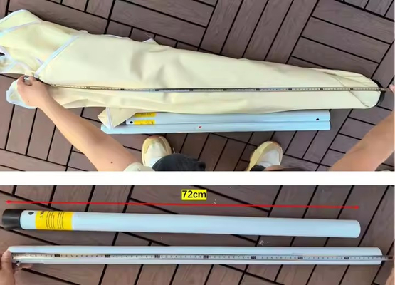 Parasol de patio portable Yoshen 6,5 pieds avec parasol, auvent, pêche, piscine, parapluie, léger, pliable, parapluie d'extérieur