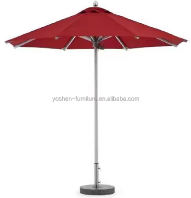 Frange extérieure Soleil toile Parasol Grand carré Aluminium piscine parapluie Café Jardin de plage Ombrellone