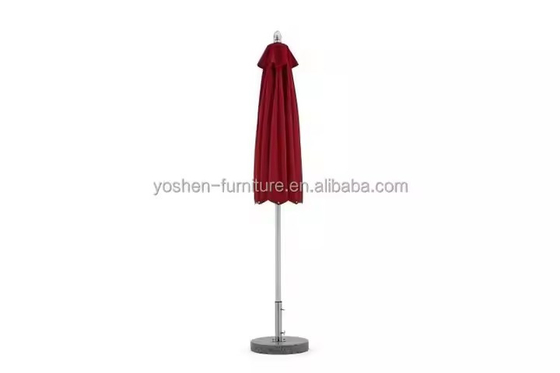 Frange extérieure Soleil toile Parasol Grand carré Aluminium piscine parapluie Café Jardin de plage Ombrellone