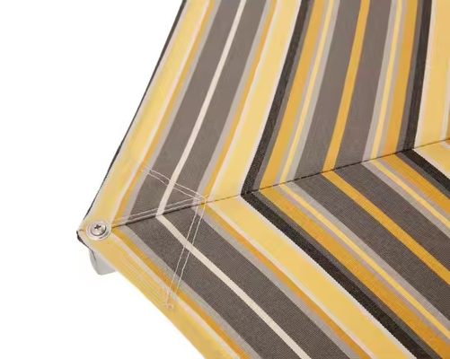 Frange extérieure Soleil toile Parasol Grand carré Aluminium piscine parapluie Café Jardin de plage Ombrellone