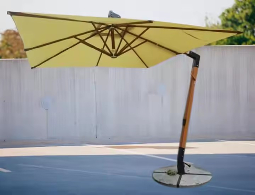 Parapluie de marché lourd de 11 pieds Parapluie de jardin extérieur Parapluie de patio