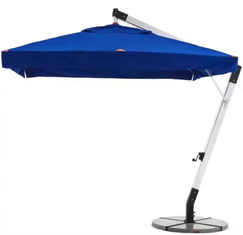 Piscine Patio Parapluie imperméable au jardin Café Parasol Logo Personnalisé Parapluie au porte-à-faux Avec Frange