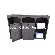 Chariot de rangement pour serviettes de spa de villégiature, armoire de rangement pour serviettes, chariot roulant pour hôtel, chariot de salle de bain avec bac