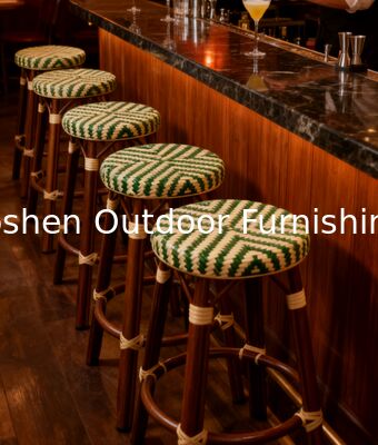 Vente en gros de tabourets de bar français vintage en rotin et en canne à dos