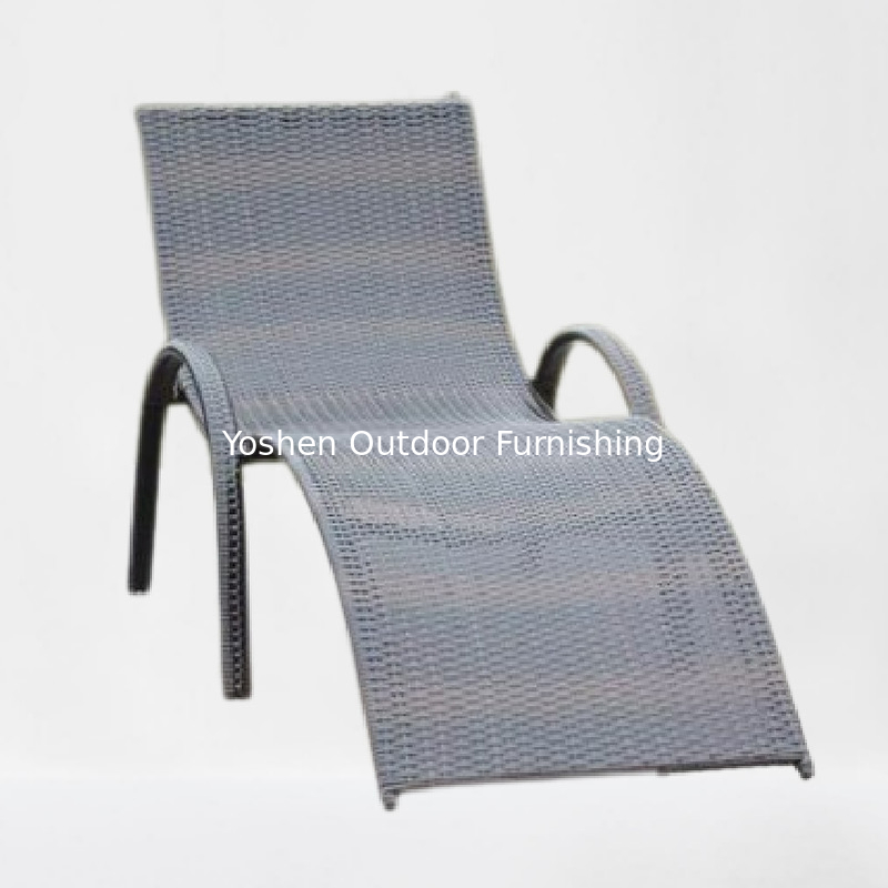 Chaise en aluminium, salon, station balnéaire, hôtel, maison de plage, chaise de terrasse, chaise de bronzage confortable ---6276