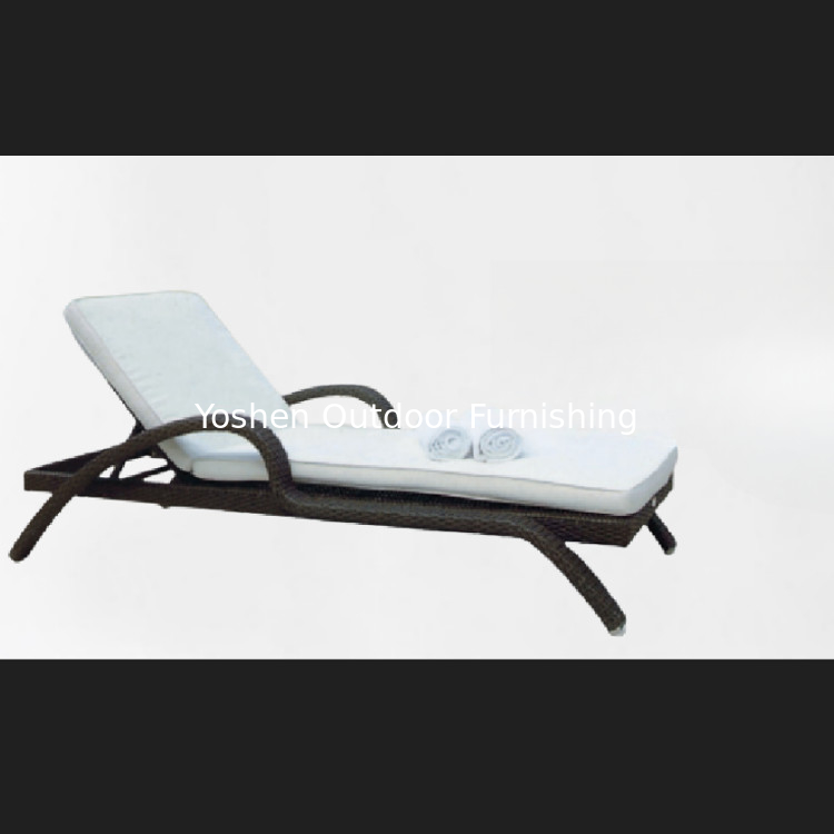 Meubles de villégiature en poly-PE de haute qualité pour l'extérieur en rotin en écorce en aluminium, chaises longues, terrasse, jardin... - 6237