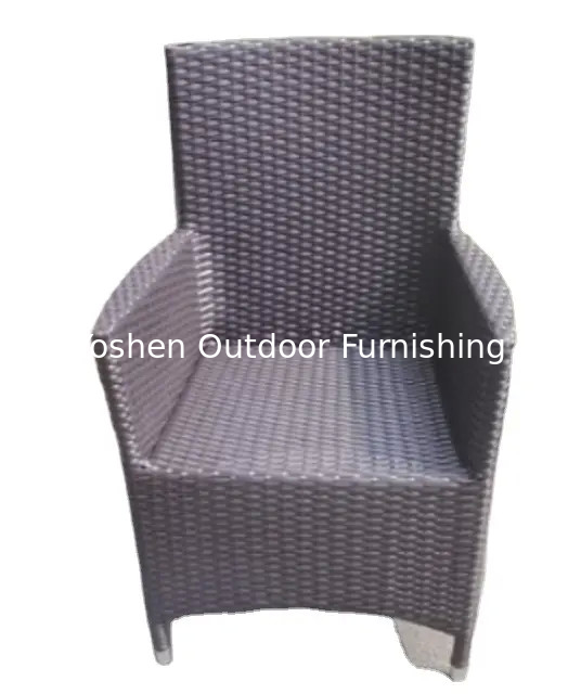Chaises empilées pour jardin en plastique en rotin de wicker, chaises empilées pour plage, restaurants, cafés extérieurs, magasins de jus de lait, chaises à manger, YS5644