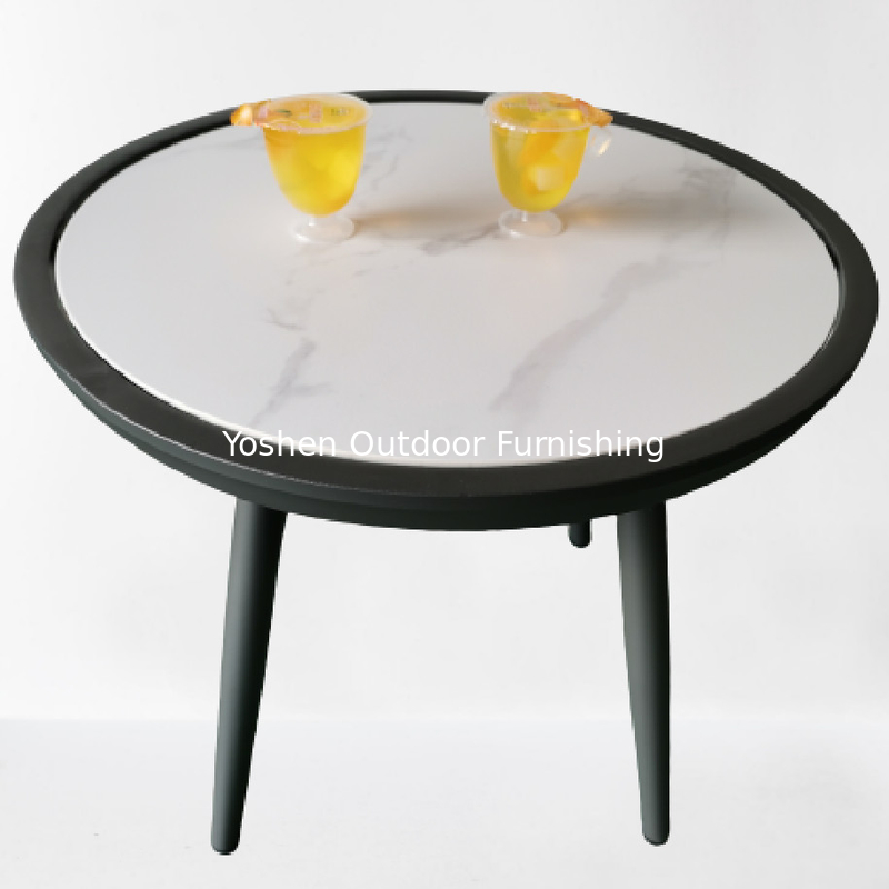 Vente à chaud bon prix table basse moderne blanche Standard prix de gros table basse ronde---6230