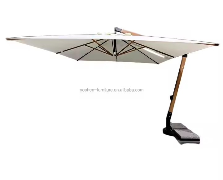 Yoshen Customize 10 pi Couvertures de parasol cantilever de marché commercial Toile carrée Remplacement de la canopée de parasol cantilever