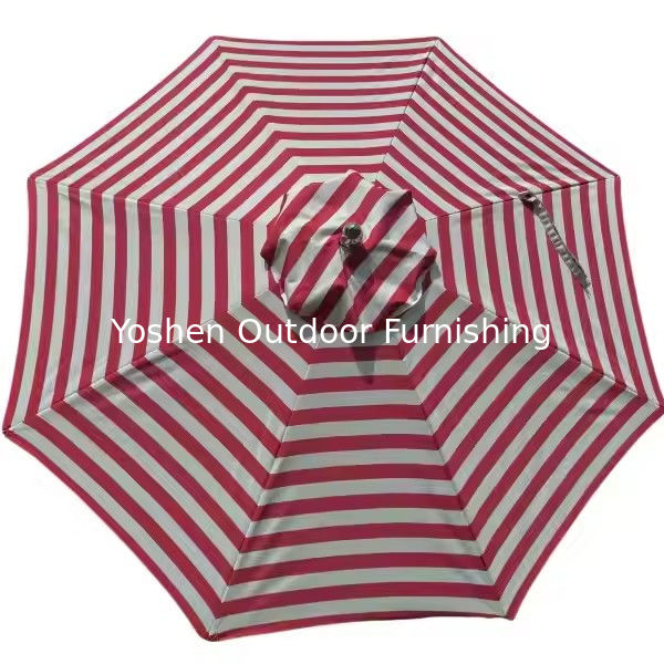 7Couverture de parapluie de patio remplacement de toile 8 côtes parapluie de remplacement couverture pour le marché rond parapluie