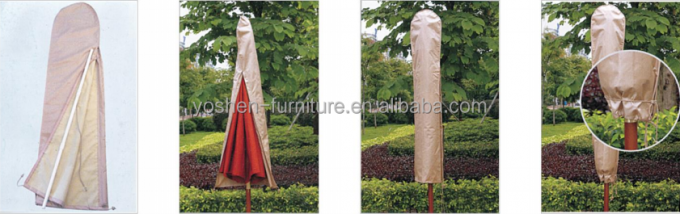 13 FT Protecteur de parapluie extérieur imperméable à l'eau Remplacement de parapluie à grand contrepoids 4