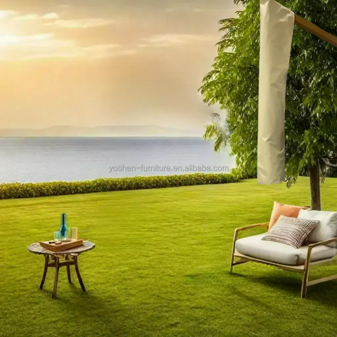 13 FT Protecteur de parapluie extérieur imperméable à l'eau Remplacement de parapluie à grand contrepoids 0