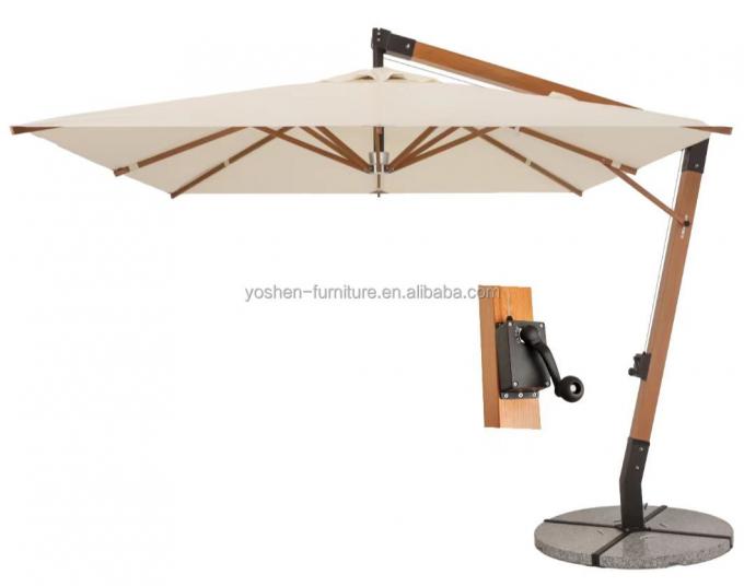 Accessoires de parapluie de patio Manche à manivelle, porte-monnaie de remplacement lourd, treuil à manivelle manuel Accessoires de parapluie de patio 2