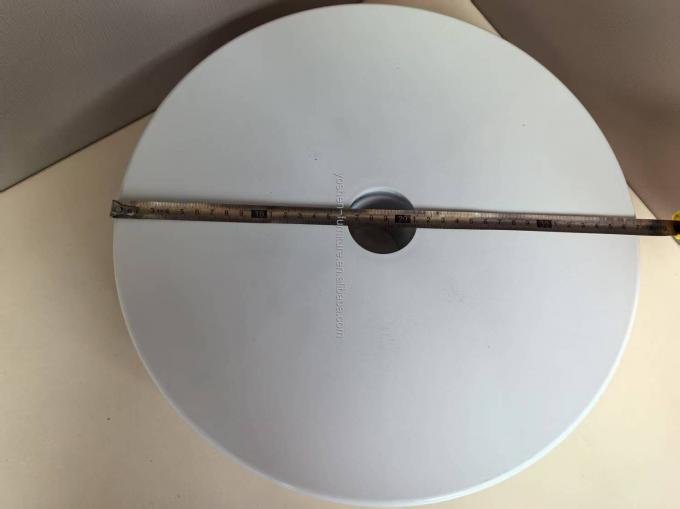 14.5' portable Table de parapluie Patio étagère de la piscine boisson Stand blanc en plastique rond Table de plage de parapluie extérieure 6