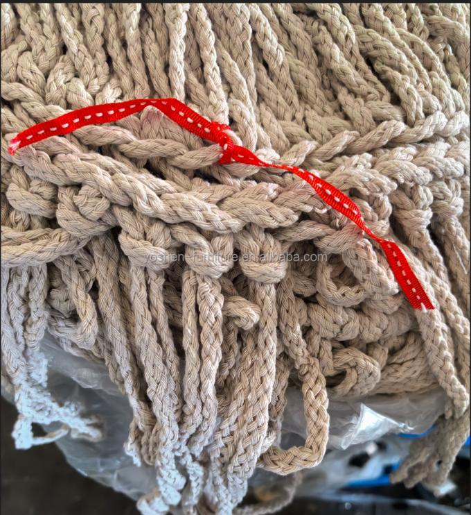 9 pieds Nouveau design parapluie de plage tissée personnalisée Coton corde Macrame parasols frottis faits à la main parapluie de canopée tissée 7