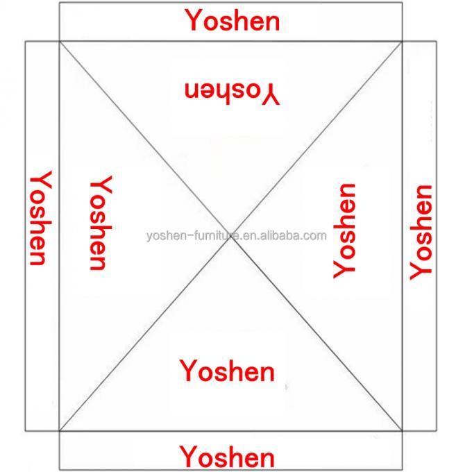 Yoshen Customize 10 pi Couvertures de parasol cantilever de marché commercial Toile carrée Remplacement de la canopée de parasol cantilever 13