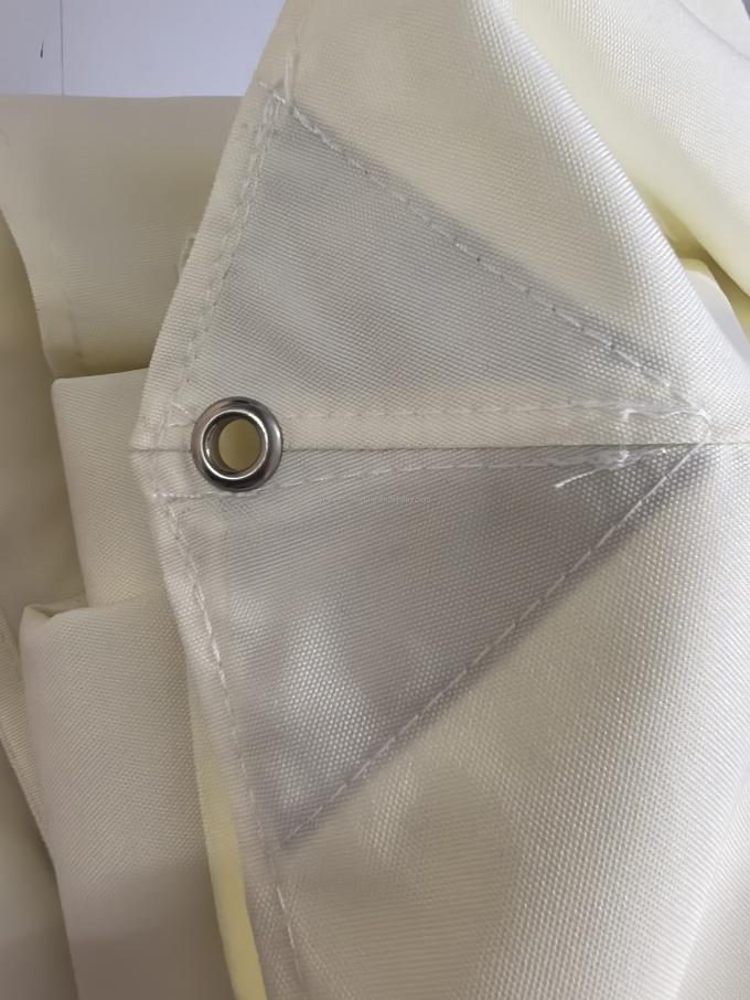 Remplacement du couvercle du parapluie de jardin de 9 pieds bande noire blanche ronde octogone du patio Remplacement du couvercle du parapluie 6