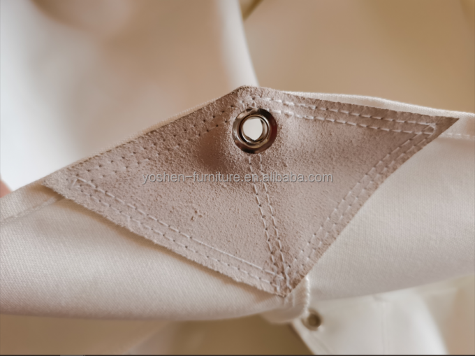 Frange extérieure Soleil toile Parasol Grand carré Aluminium piscine parapluie Café Jardin de plage Ombrellone 6