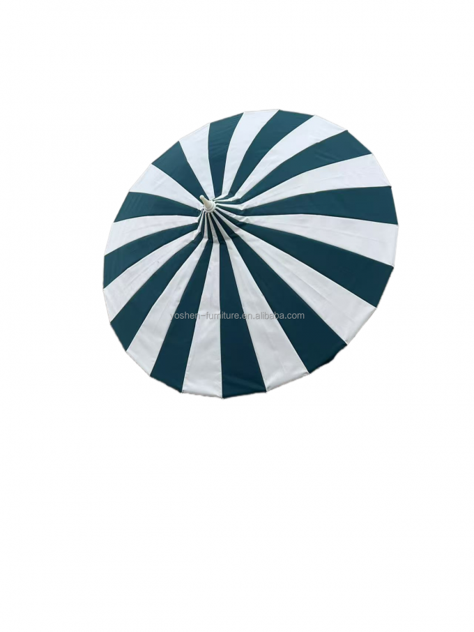 8.5 pi Poteaux en acier inoxydable durable Parapluie blanche Pagode Poids léger Pagode Parapluie extérieure 3