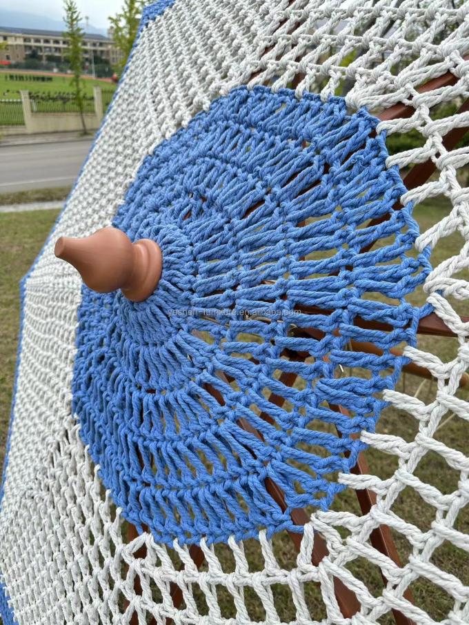 Parapluie de 9 pieds pour le marché commercial Tassel Macrame Parasol 7