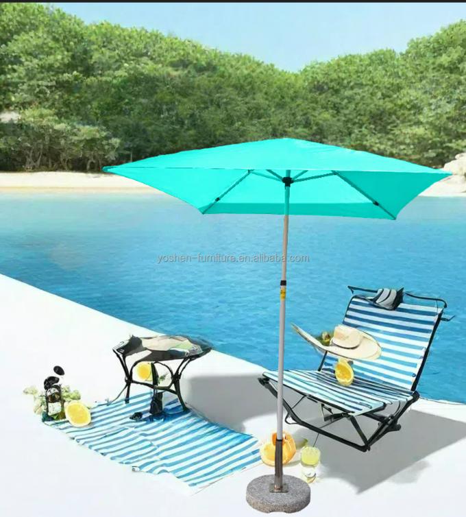 Parasol de patio portable Yoshen 6,5 pieds avec parasol, auvent, pêche, piscine, parapluie, léger, pliable, parapluie d'extérieur 1